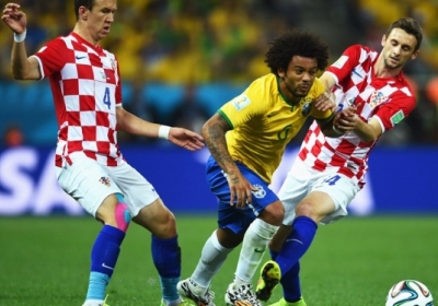 В матче открытии Мундиаля Бразилия победила Хорватию - видео

