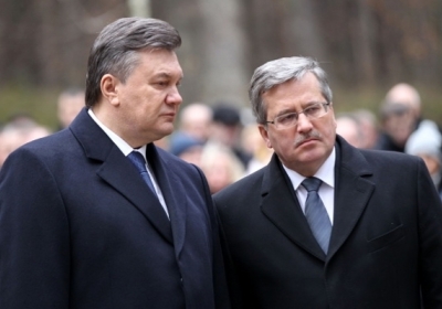 Віктор Янукович, Броніслав Коморовський. Фото: president.gov.ua