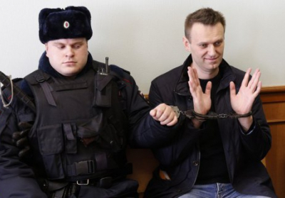 В Москве задержали российского оппозиционера Навального
