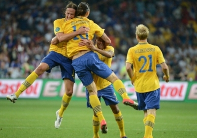 Євро-2012, матч Швеція-Франція. Фото: AFP
