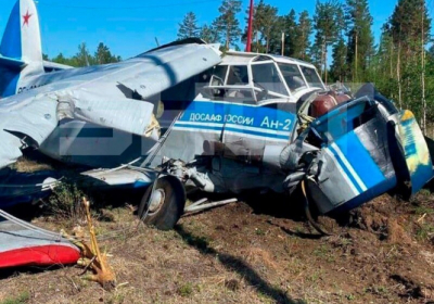 У росії впав літак із парашутистами