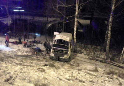 На Житомирщині перекинувся мікроавтобус, одна жінка загинула