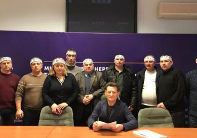 В приміщенні Міненерго шахтарі оголосили голодування, - ФОТО
