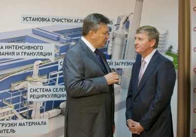 Віктор Янукович, Рінат Ахметов. Фото: president.gov.ua