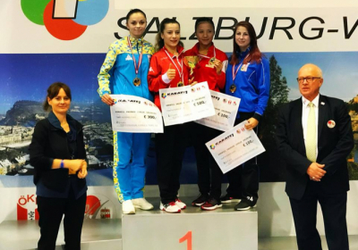 Українська каратистка здобула срібну медаль на міжнародних змаганнях у Австрії

