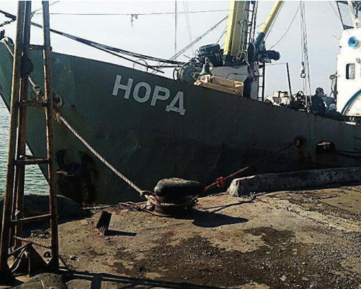 Російська омбудсмен зустрілася з моряками арештованого судна 