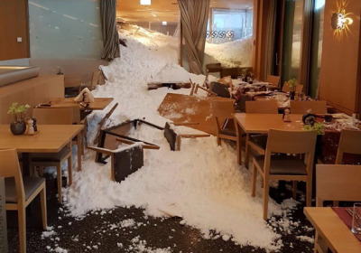 Снігова лавина зійшла на готель у Швейцарії, є постраждалі