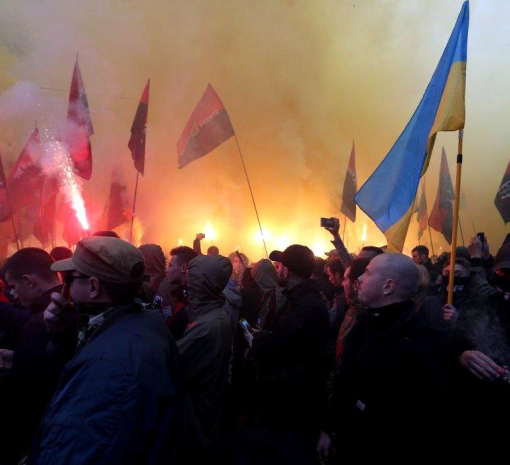 Полиция Киева не зафиксировала нарушений во время марша УПА