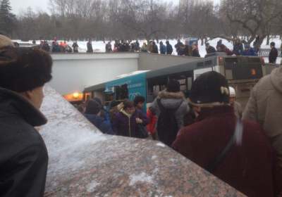 У Москві автобус в'їхав у підземний перехід, не менше п'яти загиблих
