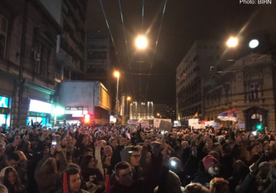 У Белграді тисячі людей вийшли на протести проти президента Сербії