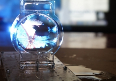 3D дисплей з мильної бульбашки (відео)