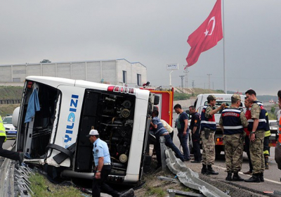 У Туреччині перекинувся військовий автобус: постраждали 47 осіб