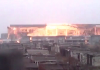 В мережі з'явилось відео вибуху в Донецькому аеропорті