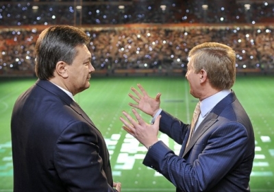 Виктор Янукович и Ринат Ахметов. Фото: 20khvylyn.com