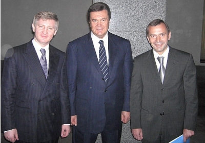 Ахметов, Янукович, Клюєв. Фото: pravda.com.ua