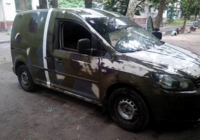 В Днепропетровске с волонтерской машины украли помощь для бойцов АТО