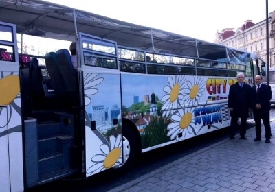 В Вильнюсе будут ездить автобусы с аудиогидом на украинском языке