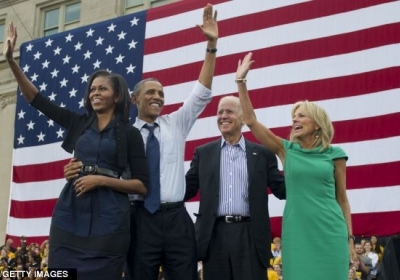 Барак Обама і Джо Байден із дружинами. Фото: AFP/getty images