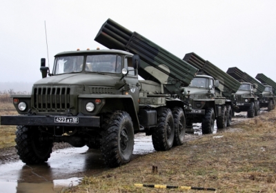 З Росії до України на допомогу терористам заїхало п'ять БМ-21 