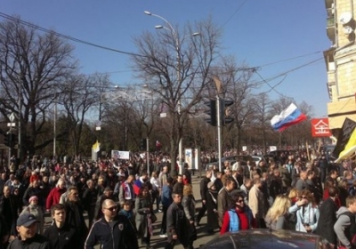 Митинг в Харькове. Фото: Слава Мавричев