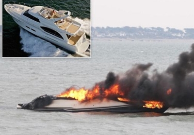 Новенька VIP-яхта вибухнула за 15 хвилин після купівлі
