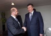 Мартін Шульц, Віктор Янукович. Фото: president.gov.ua