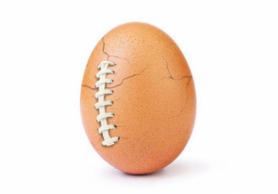 Instagram-яйце, яке встановило рекорд за лайками, створили для реклами американського футболу 