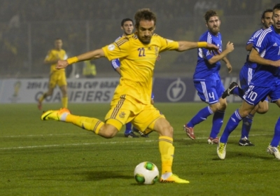 Україна забила Сан-Марино 3 голи у першому таймі