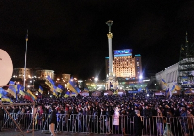 Євромайдан у Києві 2 грудня. Фото: Лариса Сарган/Facebook