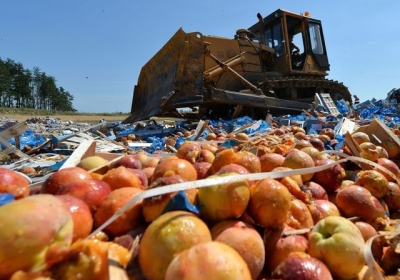 В Росії розчавили 46 тонн українських фруктів