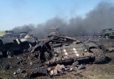 У мережі з'явилося фото з місця обстрілу українських військових під Зеленопіллям