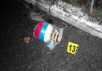 На місці вибуху в Харкові знайдено предмет з російською символікою