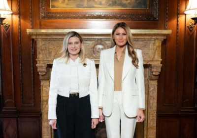 Олена Зеленська розкрила деталі зустрічі з Меланією Трамп