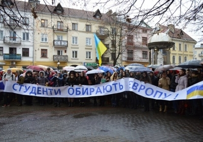 Студенты в Ивано-Франковске перешли к бессрочной забастовке