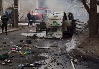 Слідство розглядає основну версію вибуху мікроавтобусу в Харкові як теракт проти командира батальйону 