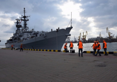 В Одессу прибыл эсминец военно-морских сил Италии