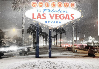У Лас-Вегасі вперше за 10 років випав сніг
