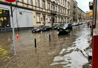 Во Львове спасатели разобрались с последствиями непогоды - два дня назад там затопило улицы и повалило де