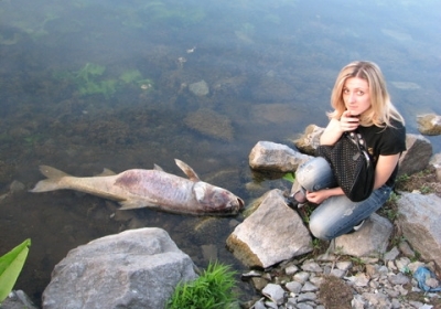 В українських річках масово гине риба