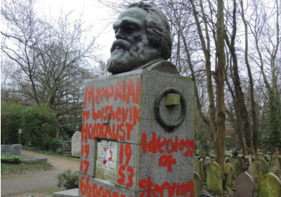 Могилу Карла Маркса в Лондоні осквернили вдруге за два тижні
