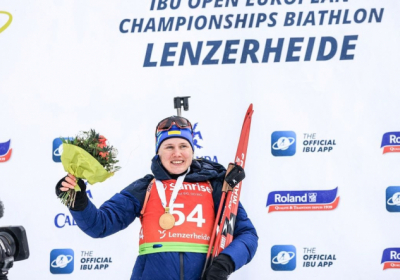 Українка Меркушина виграла чемпіонат Європи з біатлону