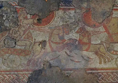 Археологи знайшли у Британії велетенську мозаїку III-IV ст. н.е. за мотивами 
