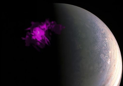 NASA показало полярні сяйва на Юпітері, - ВІДЕО