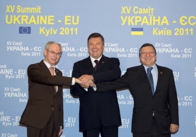 Герман ван Ромпей, Віктор Янукович, Жозе Баррозу. Фото: ng-club.org.ua