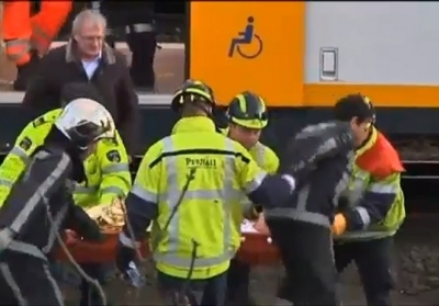 Зіткнення потягів в Амстердамі: 125 осіб травмовано (відео)