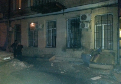 З'явилось відео з місця нічного вибуху в Одесі: міліція почала розслідування