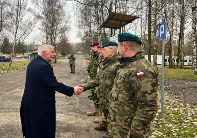 Боррель відвідав українських військових, які тренуються в рамках програми ЄС