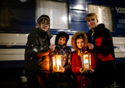 До Києва прибув Вифлеємський вогонь миру