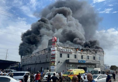 В Израиле горел торговый центр, есть пострадавшие