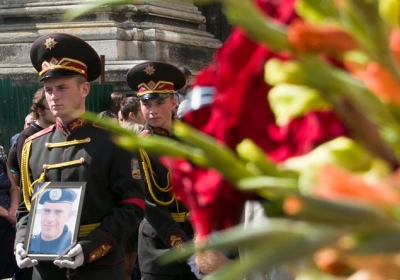 Сегодня Львов простился с тремя военнослужащими, которые погибли под Зеленопольем